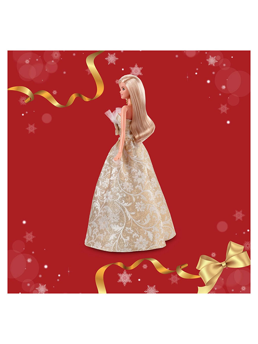 Barbie 2025 Mutlu Yıllar Bebeği Sarı Saçlı JBH95-2