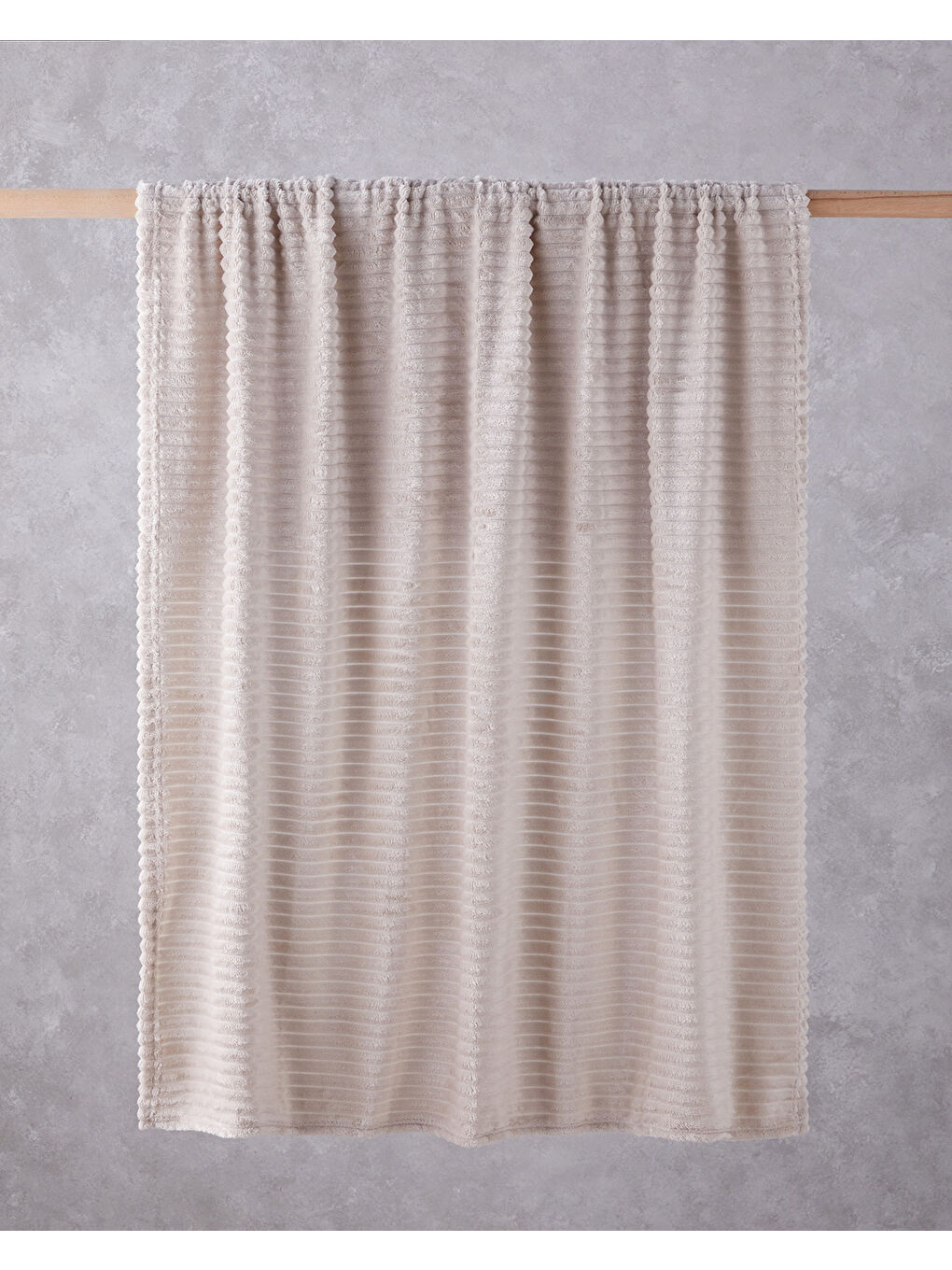 Ekru Cozy Oasis Supersoft Tv Battaniye 120x160 cm Krem