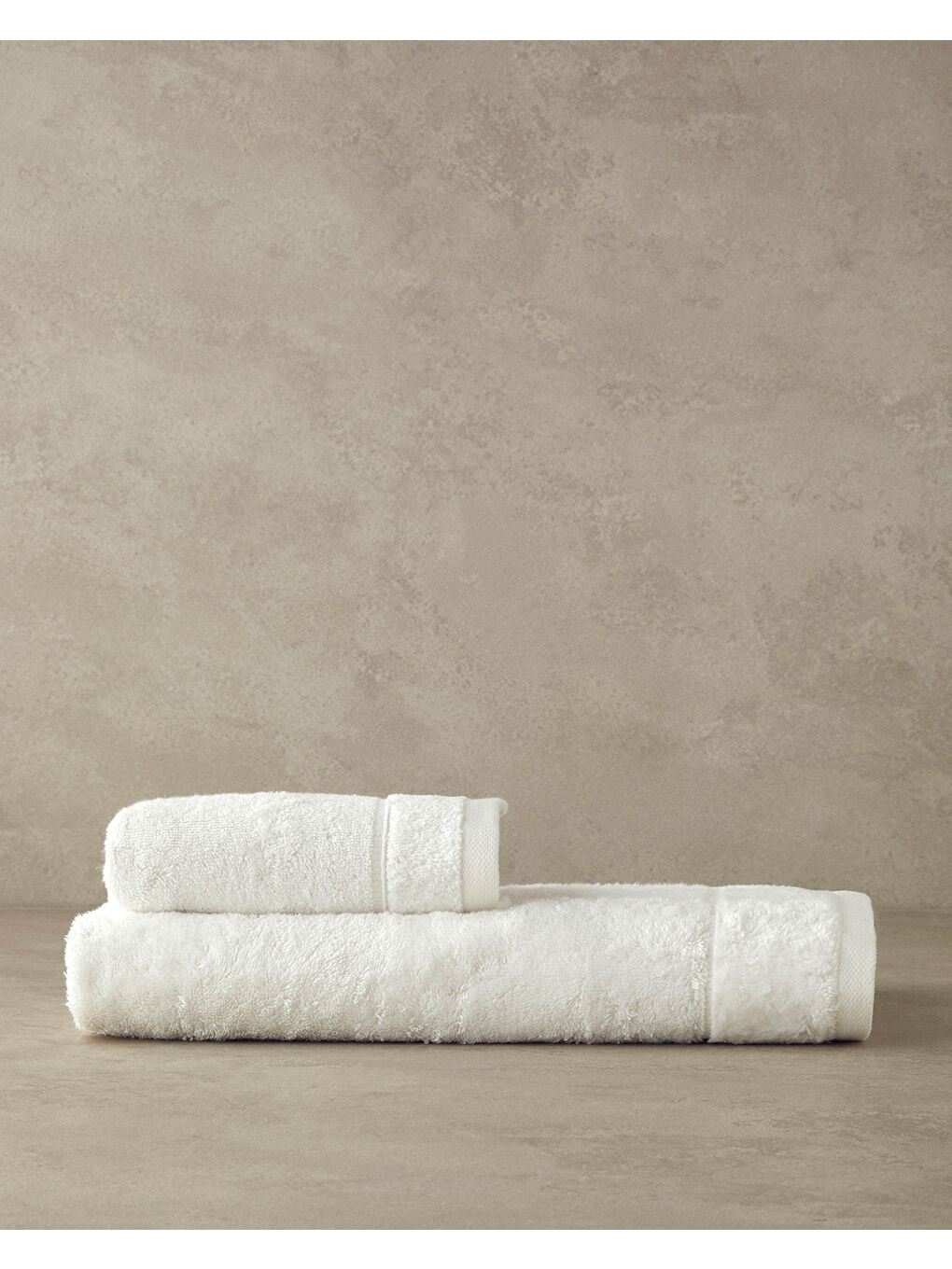English Home Leafy Bambu Yüz Havlusu 50x90 cm Ekru - 2