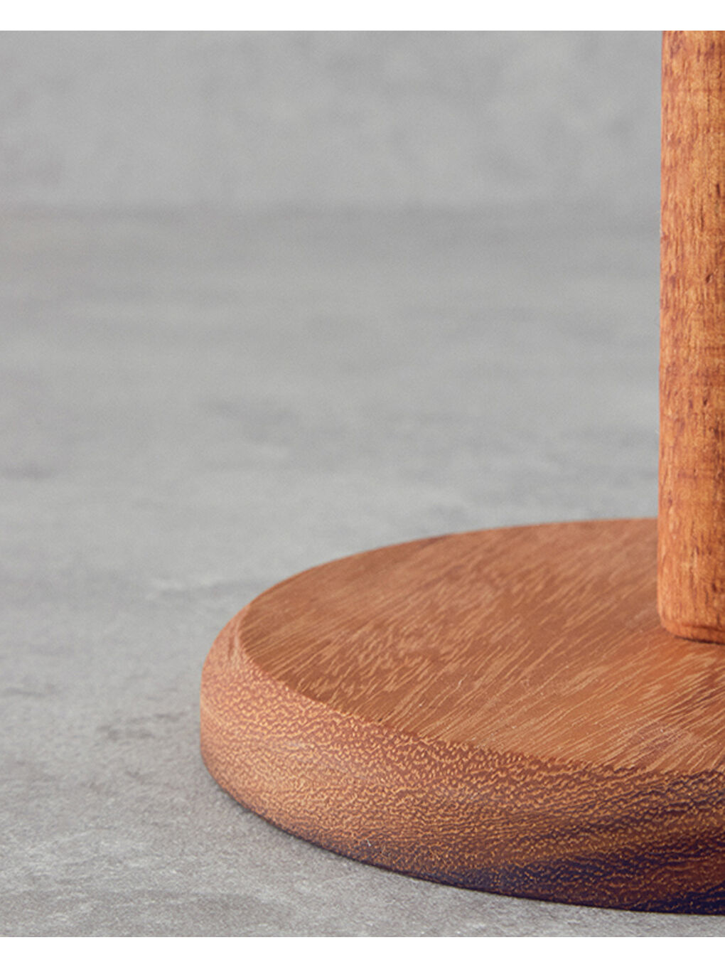 Kahverengi Pure Wooden Iroco Kağıt Havluluk Kahve-2