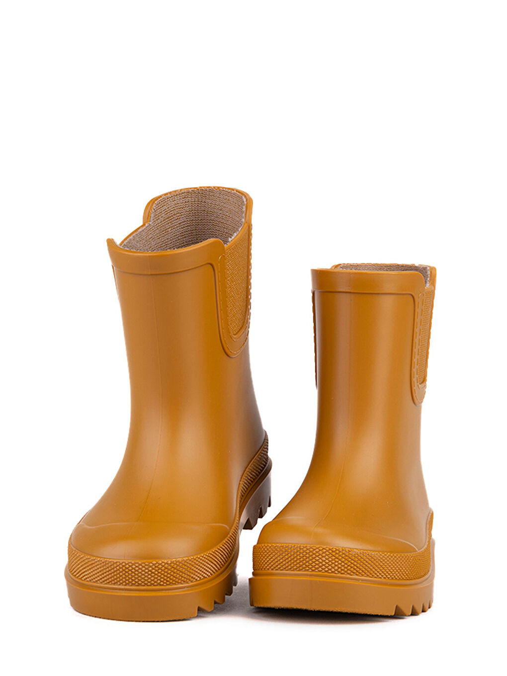 Kahverengi W10274 TOKIO Karamel Unisex Çocuk Yağmur Çizmesi-3