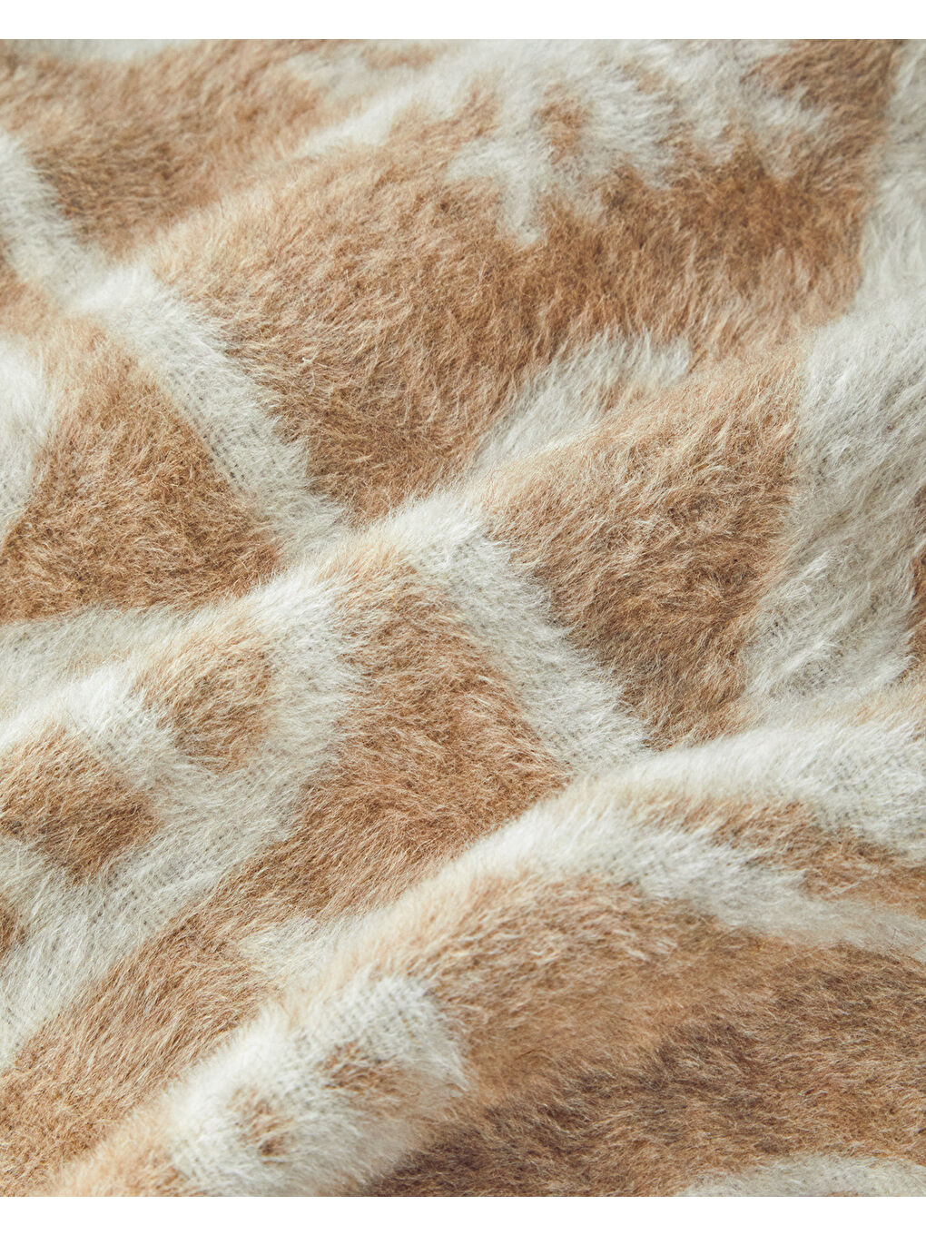 Gingerbread cottage Akrilik Tv Battaniye 130x170 cm Bej-2