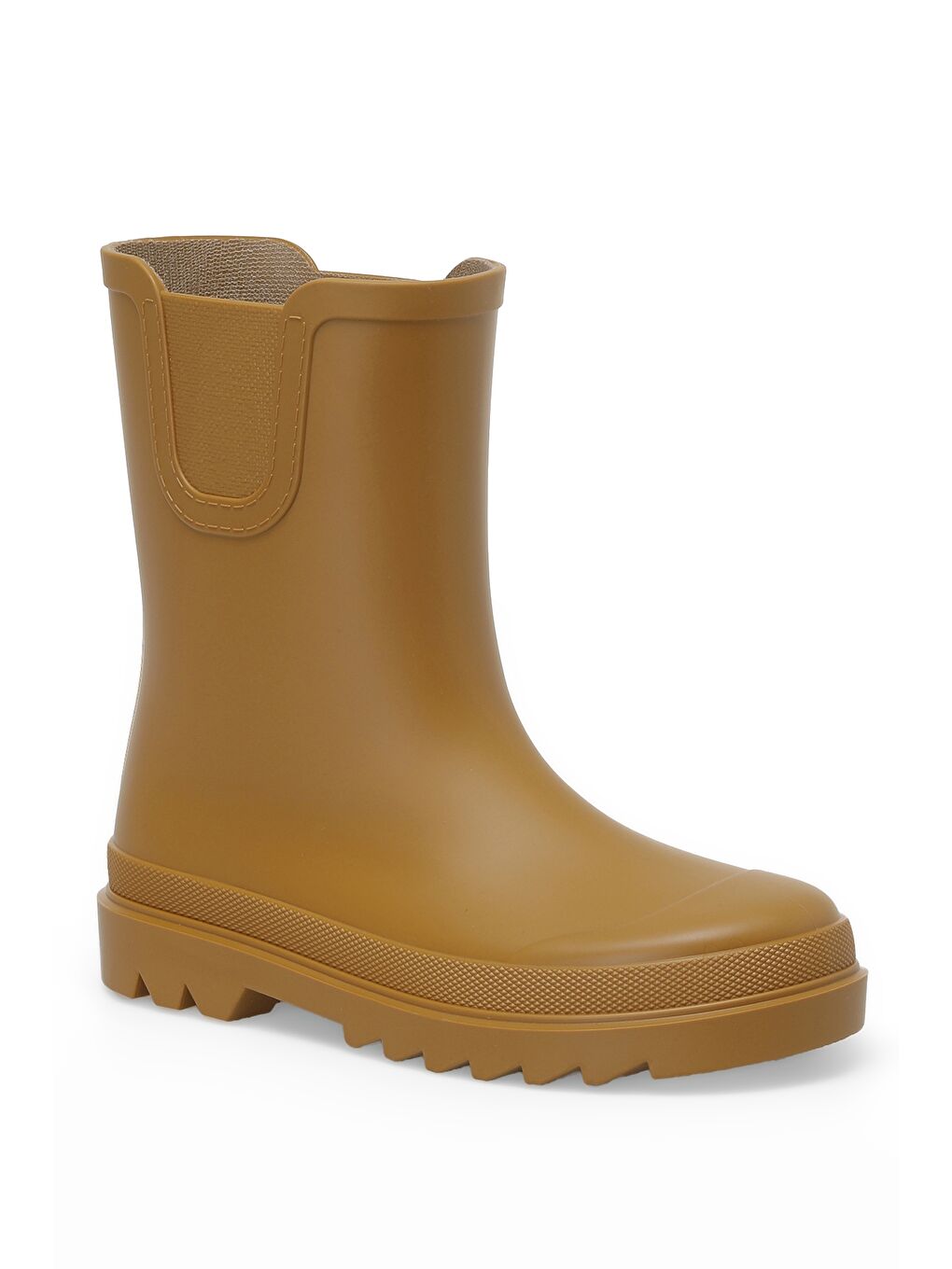 Kahverengi W10274 TOKIO Karamel Unisex Çocuk Yağmur Çizmesi-5