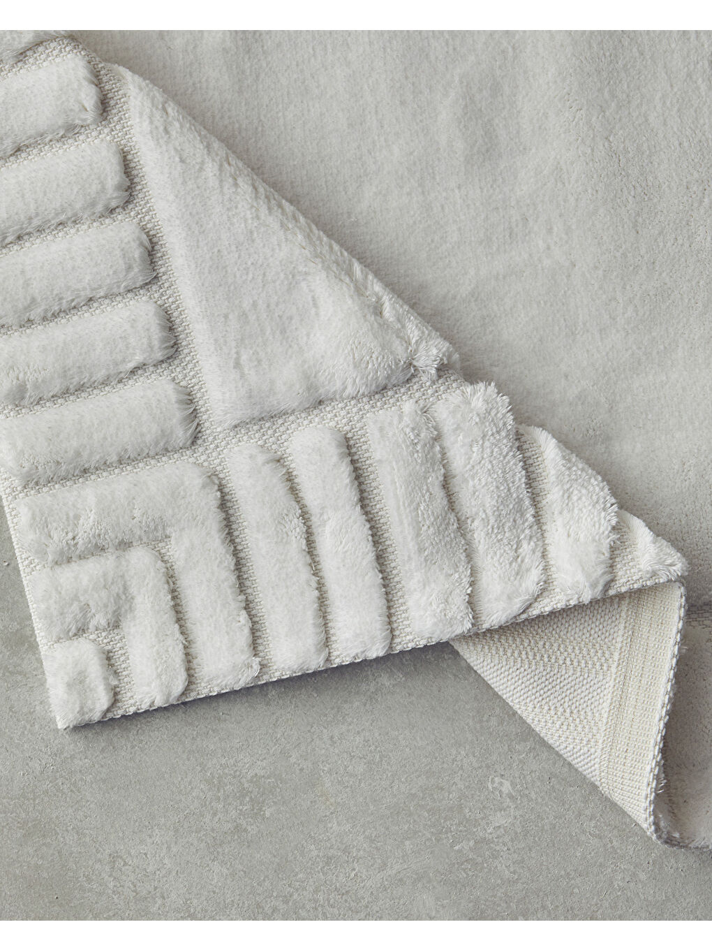 Pearly Pamuklu Banyo Paspası Seti Ekru-1