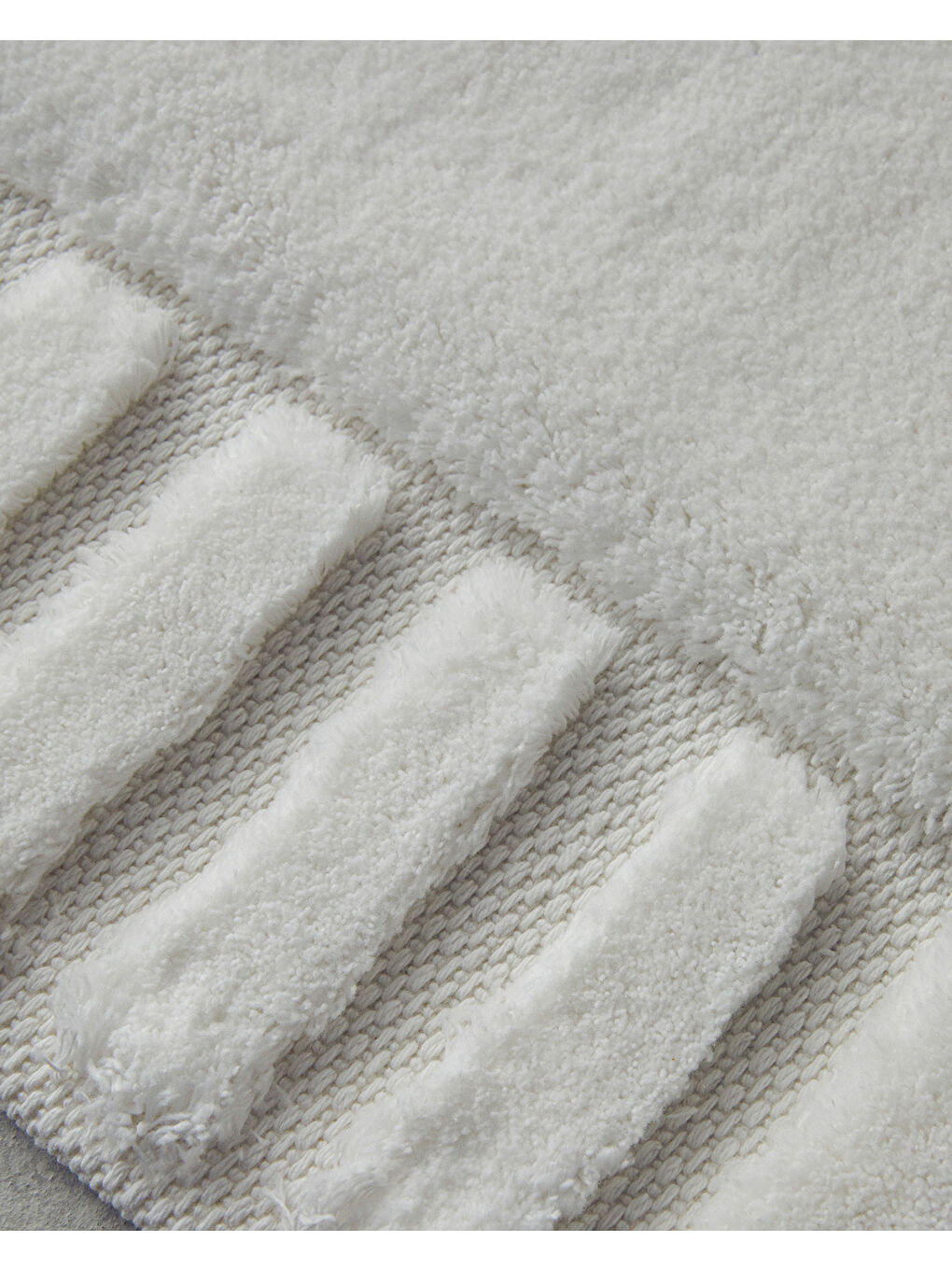 Pearly Pamuklu Banyo Paspası Seti Ekru-2