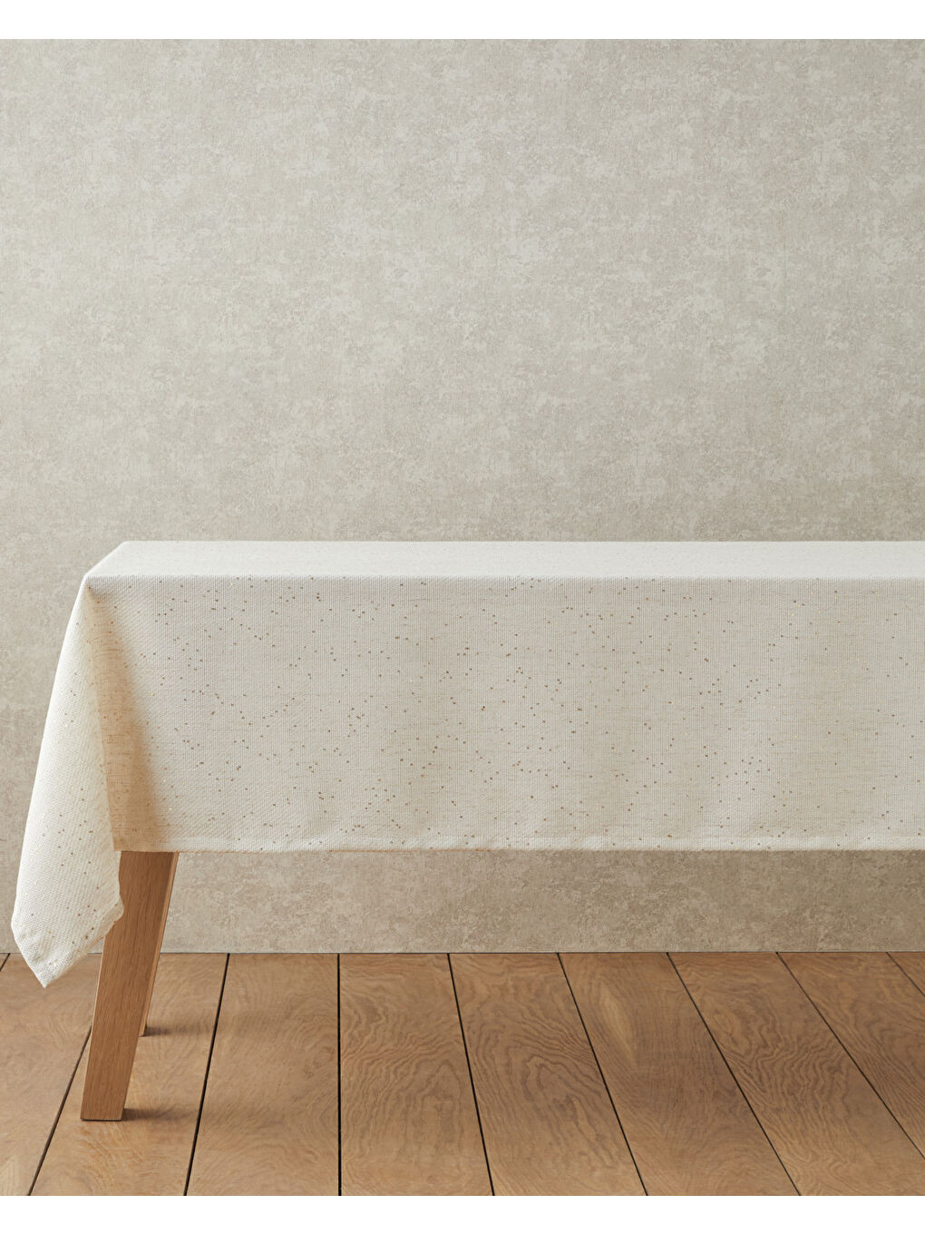 Sarı Goldenite Polyester Masa Örtüsü 145x200 cm Gold