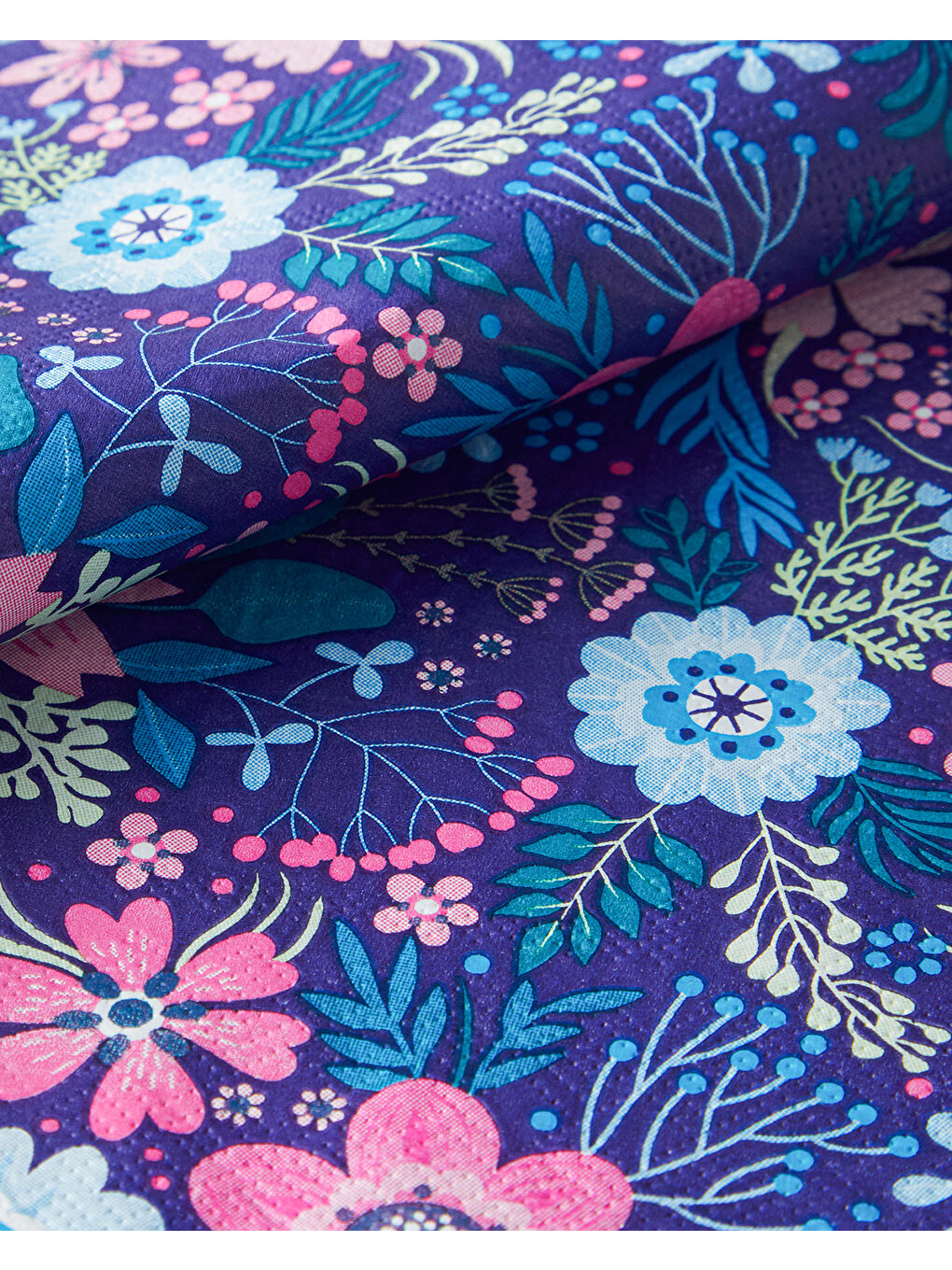 Flower Garden 20'li Kağıt Peçete 33x33 cm Pembe - Mavi-2