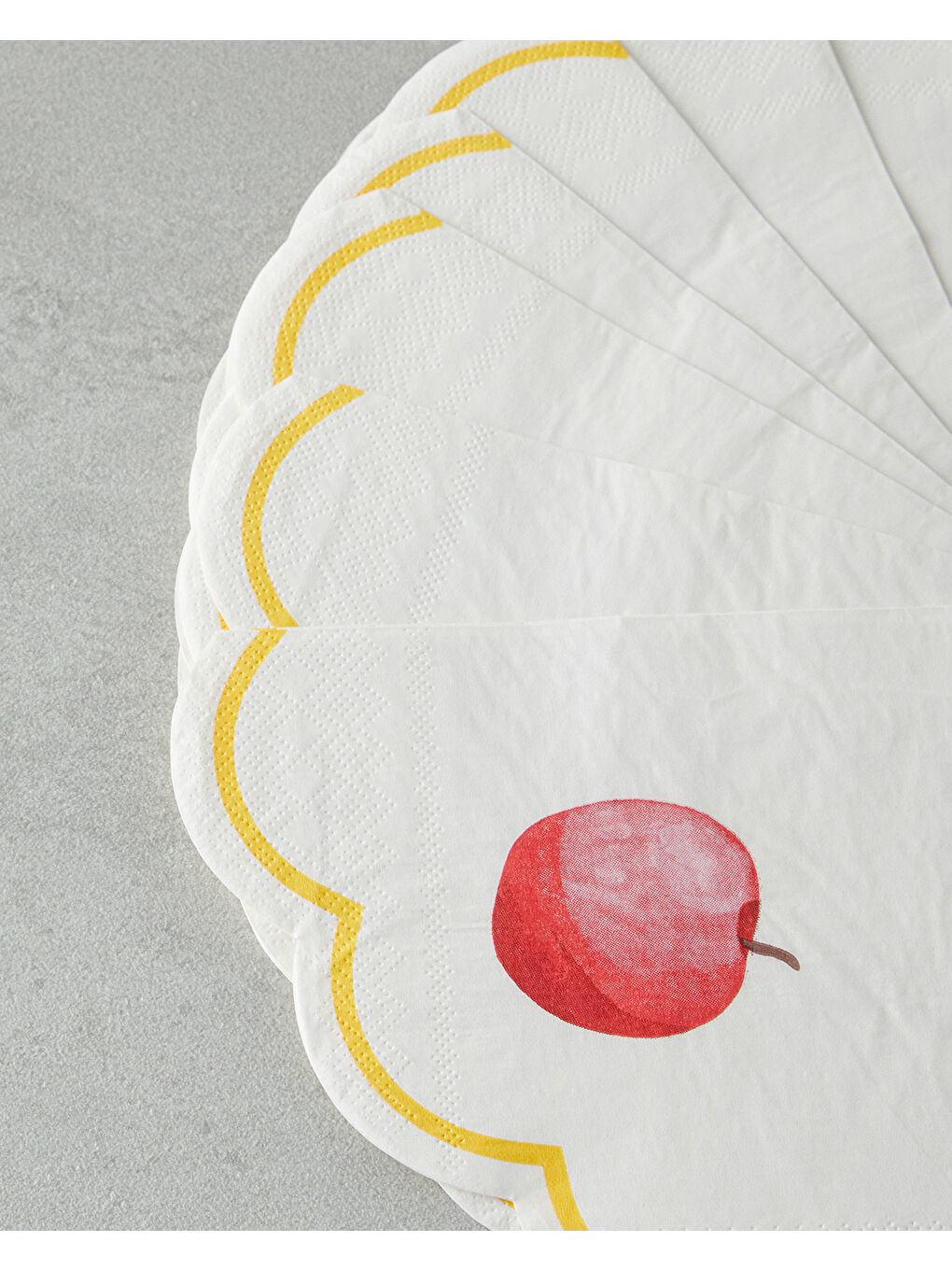 Apple 20'li Kağıt Peçete 33x33 cm Kırmızı-1