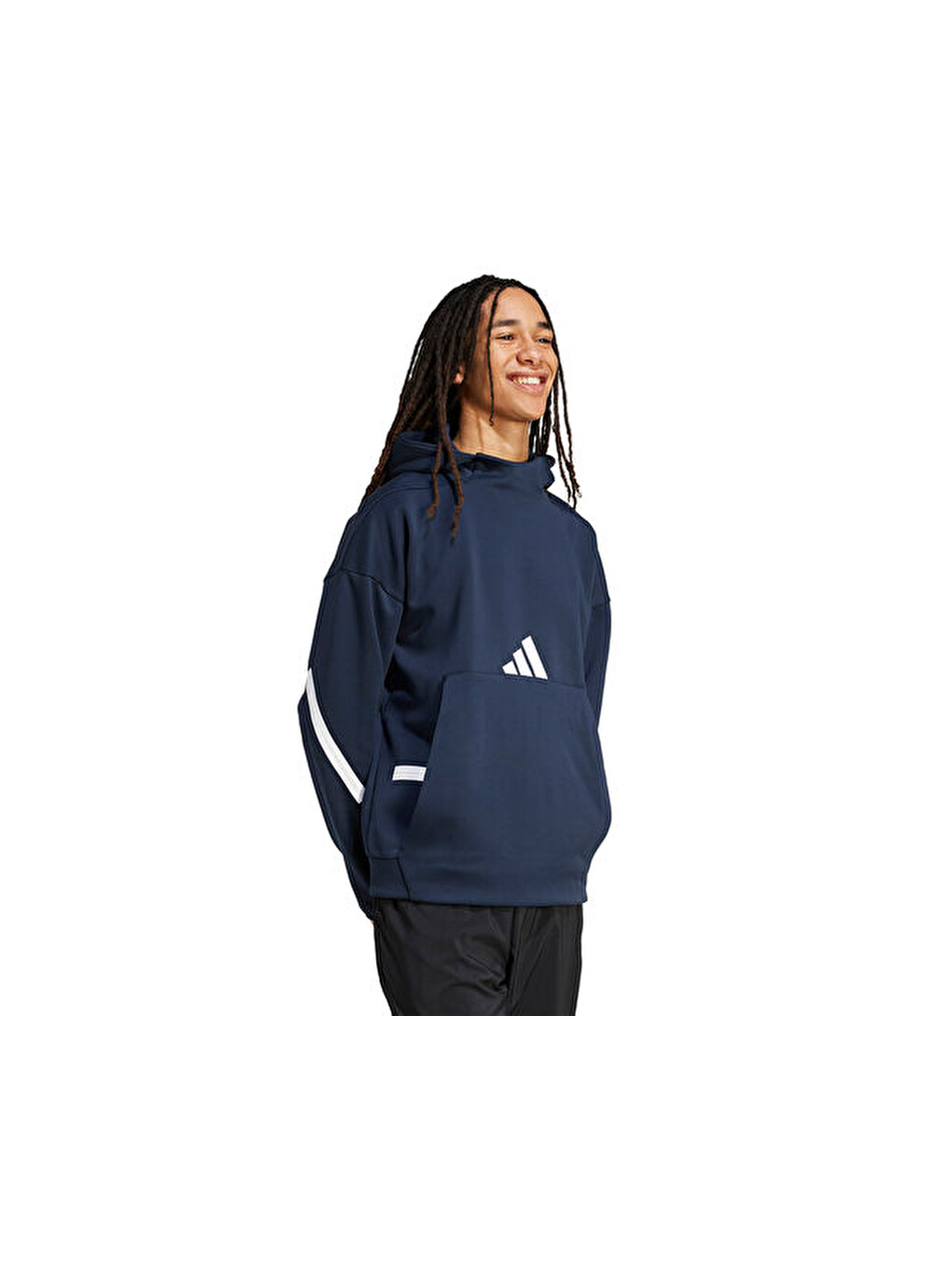 M Z.n.e. Hd Erkek Günlük Sweatshirts Jw4729 Lacivert-2