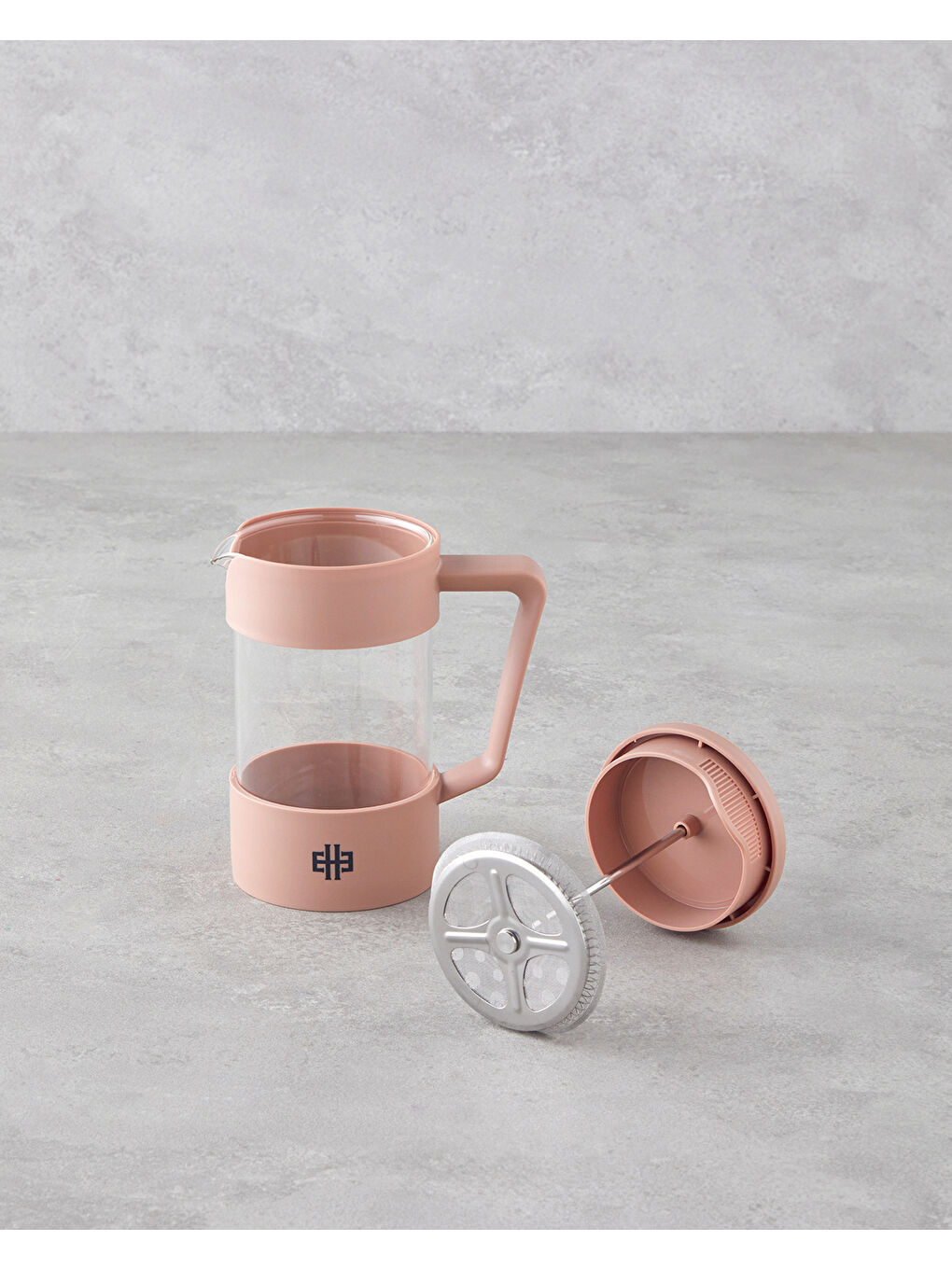 Corazon Borosilikat French Press 600 ml Turuncu-1