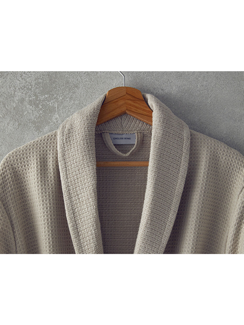 Como %100 Pamuklu Pike Bornoz Takımı Bej-1