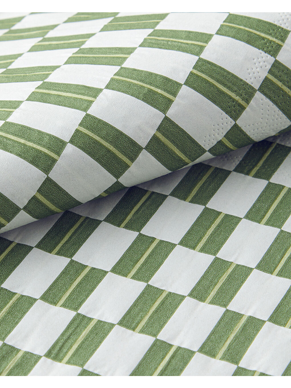 Retro Trellis 20'li Kağıt Peçete 33x33 cm Yeşil-2