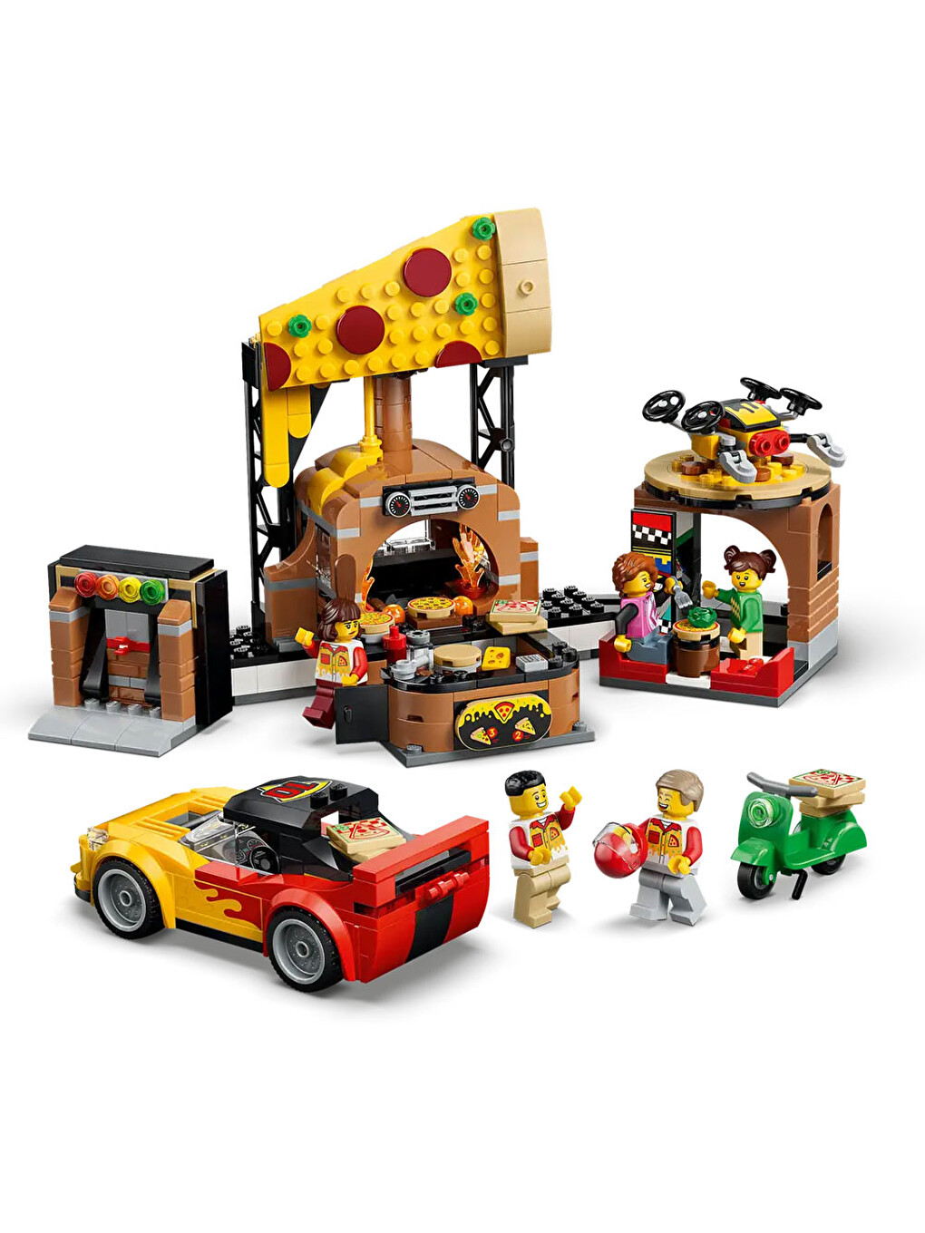City Araçlarla Pizza Dağıtım Deneyimi 60496-7