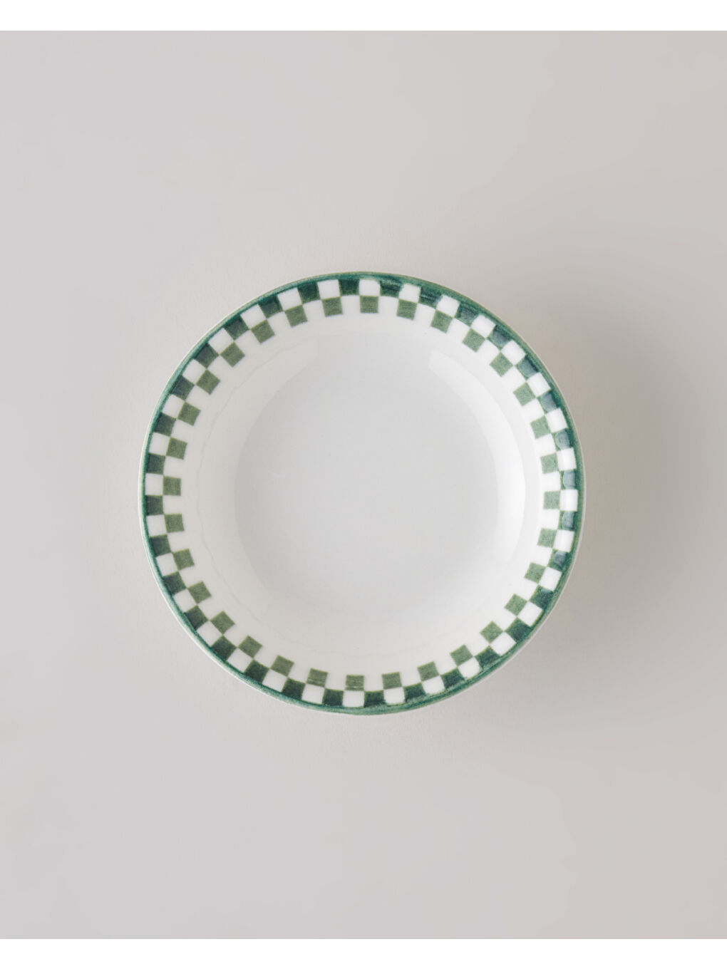 Gardenia Porselen Çerezlik 11 cm Beyaz - Yeşil-1