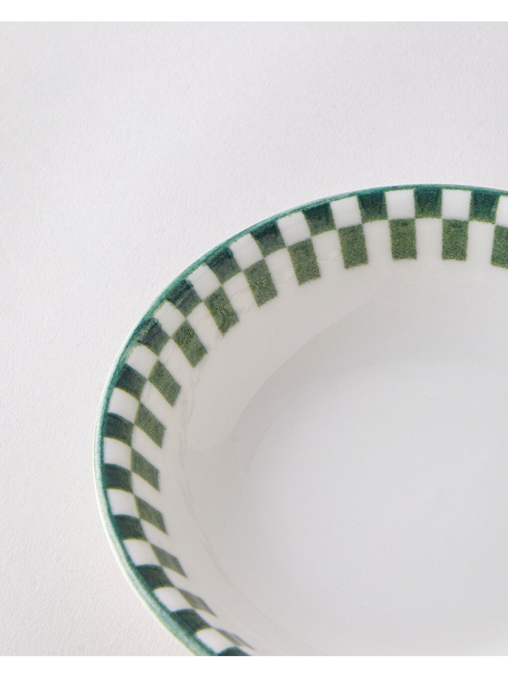 Gardenia Porselen Çerezlik 11 cm Beyaz - Yeşil-2