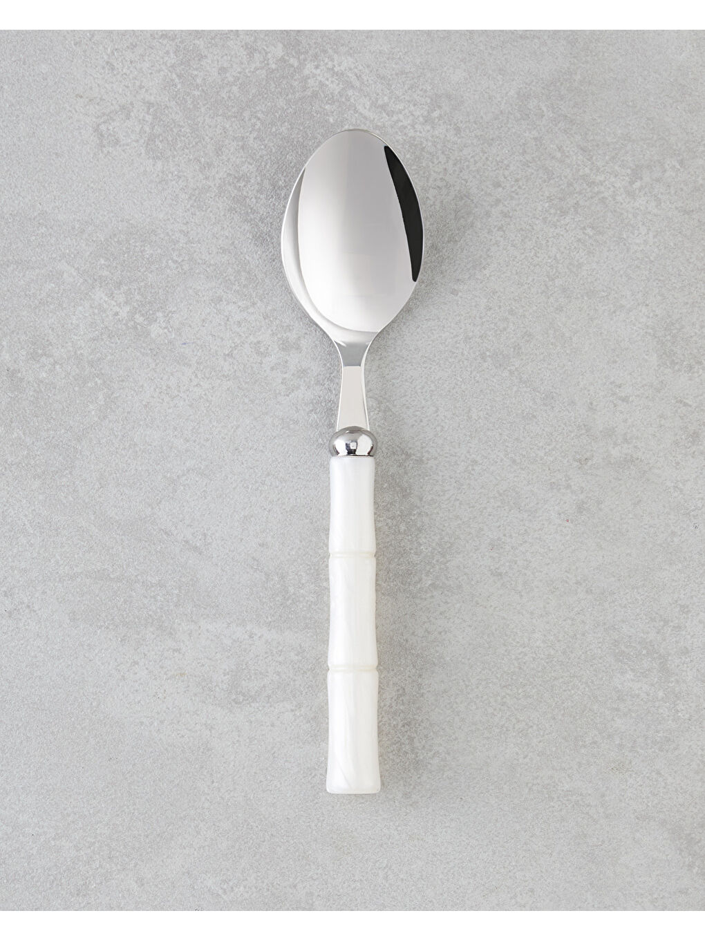 Ekru Maria Paslanmaz Çelik Çatal Kaşık Bıçak Takımı 18 Parça 6 Kişilik Krem-1