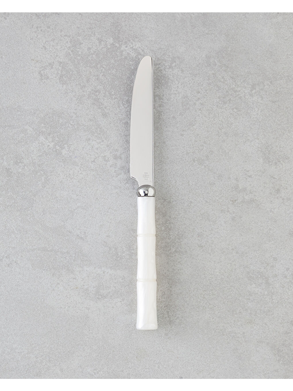 Ekru Maria Paslanmaz Çelik Çatal Kaşık Bıçak Takımı 18 Parça 6 Kişilik Krem-3