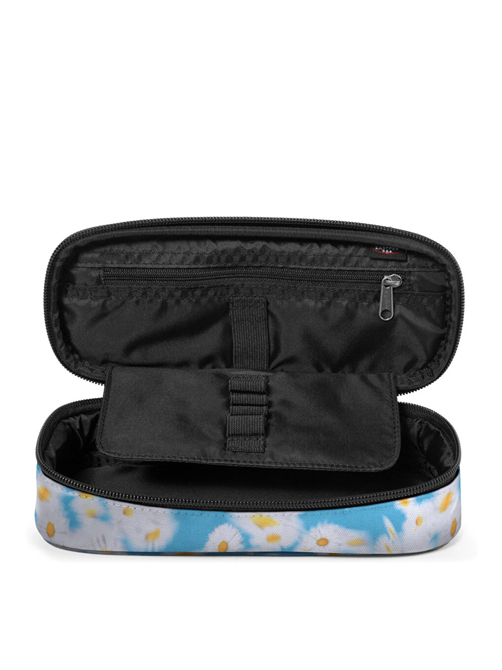Oval Single Kalem Çantası Flower Swift Blue Ek0007173z31-2