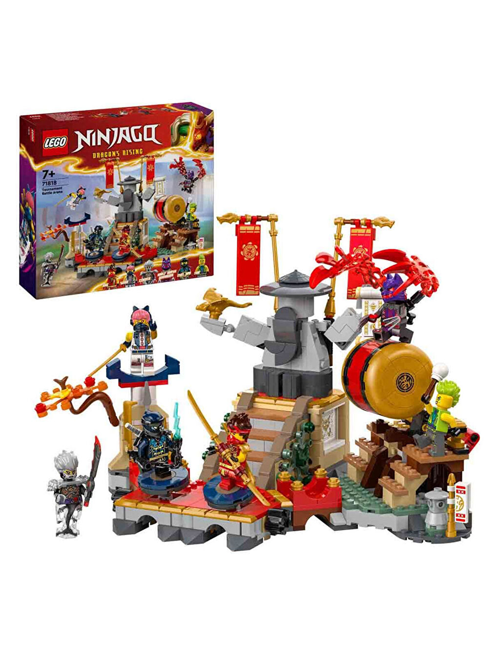 Lego Renksiz NINJAGO Turnuva Savaş Arenası Oyun Seti 71818