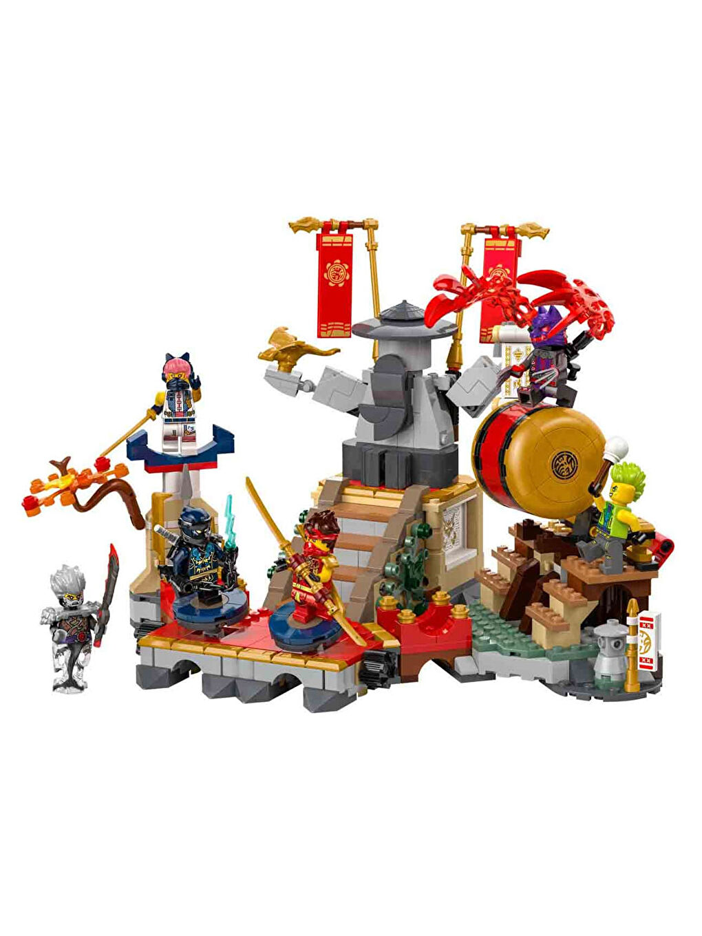 Lego Renksiz NINJAGO Turnuva Savaş Arenası Oyun Seti 71818 - 3