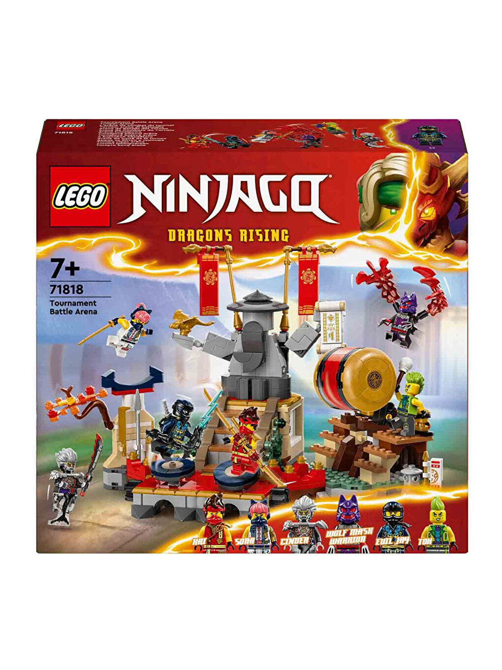 Lego Renksiz NINJAGO Turnuva Savaş Arenası Oyun Seti 71818 - 4