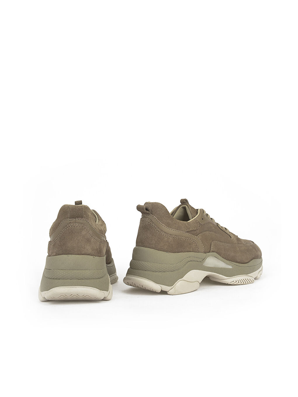 Bej Kadın Hakiki Deri Sneaker 1431000Z3389 Koyu Vizon-2