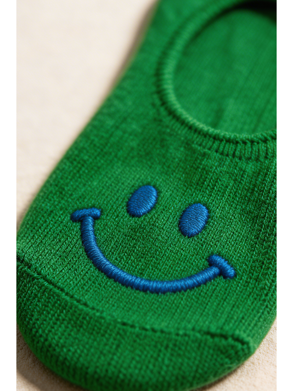 Karışık Kadın 4'Lü Gülen Yüz Desenli Kutulu Görünmez Babet Çorap-3