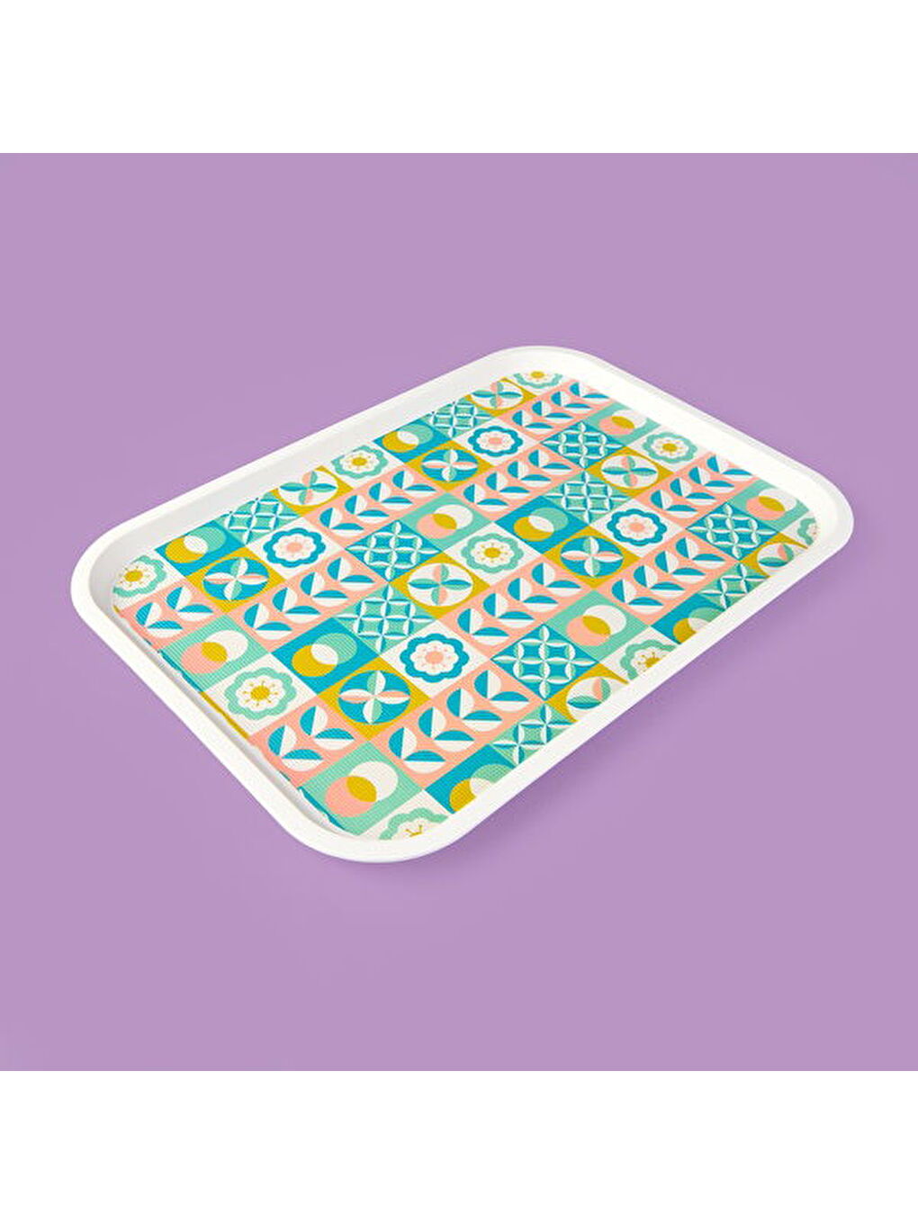 Karışık Kitchen Colorful Tepsi - Renkli - 42x30 cm-2