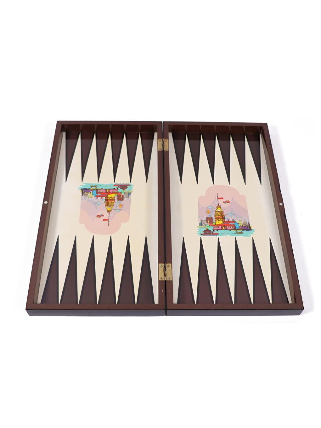 Smiling İstanbul Kız Kulesi Tavla-1