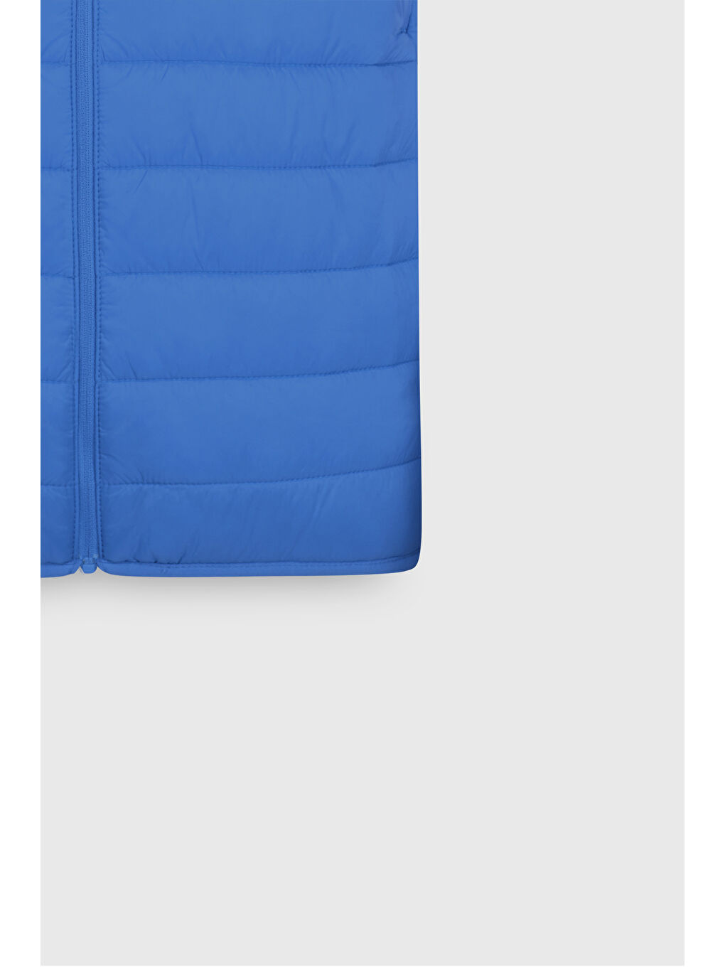 Erkek İndigo Rüzgar Geçirmez Taşınabilir Çantalı Sıcak Tutan Elyaf Dolgulu Ultra Hafif Standart Fit Şişme Yelek-9