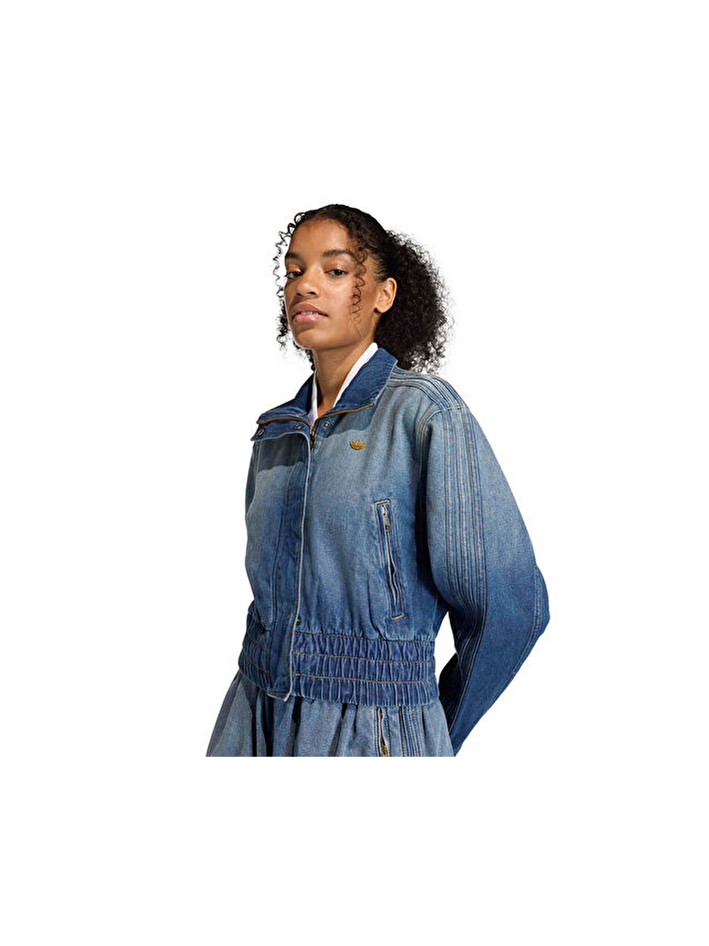 P Ess Denim Tt Kadın Günlük Ceket Ke1072 Mavi-2