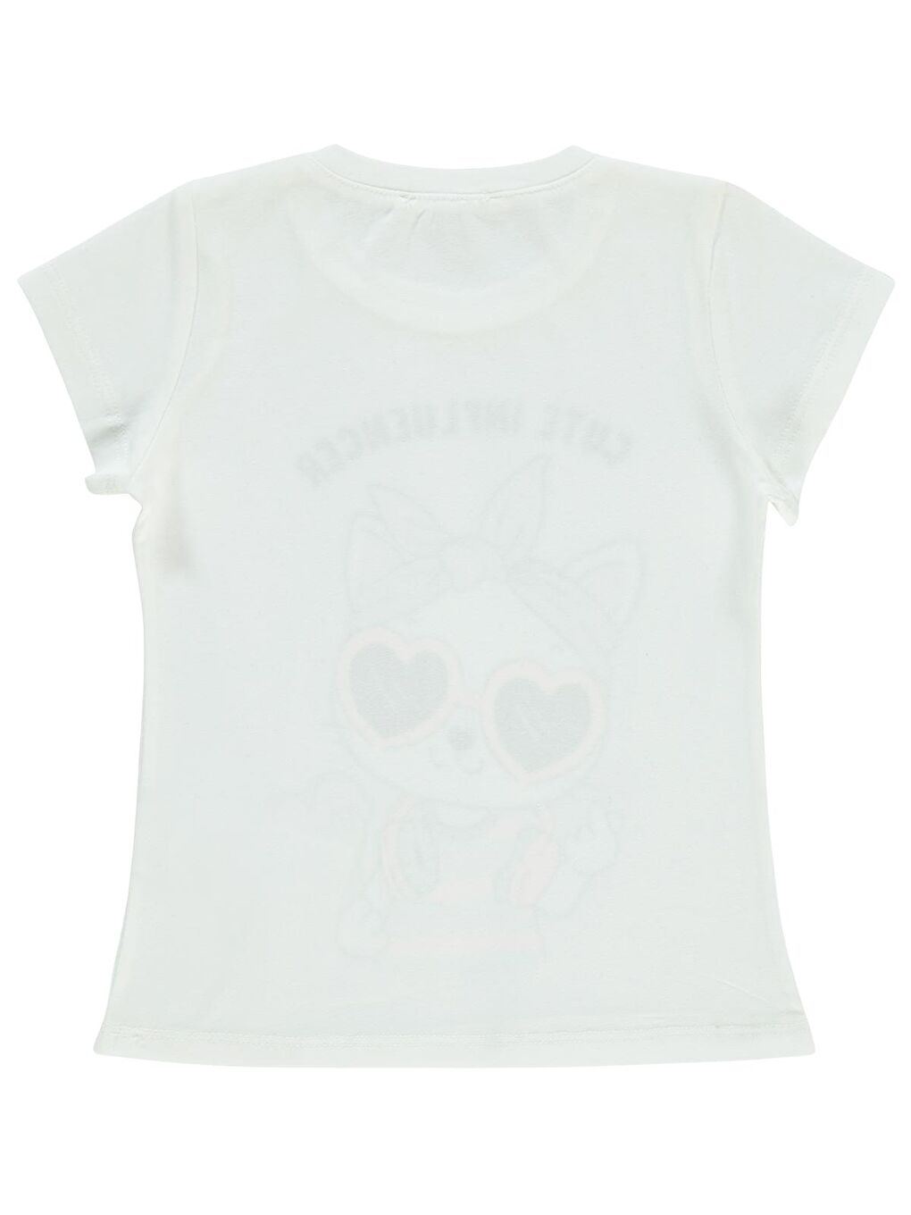 Girls Kız Çocuk Tişört 2-5 Yaş Ekru-1