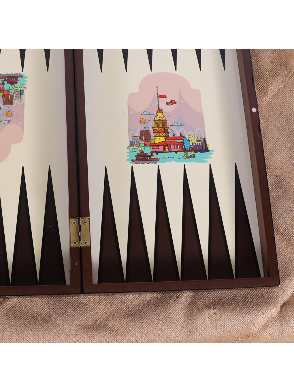 Smiling İstanbul Kız Kulesi Tavla-5