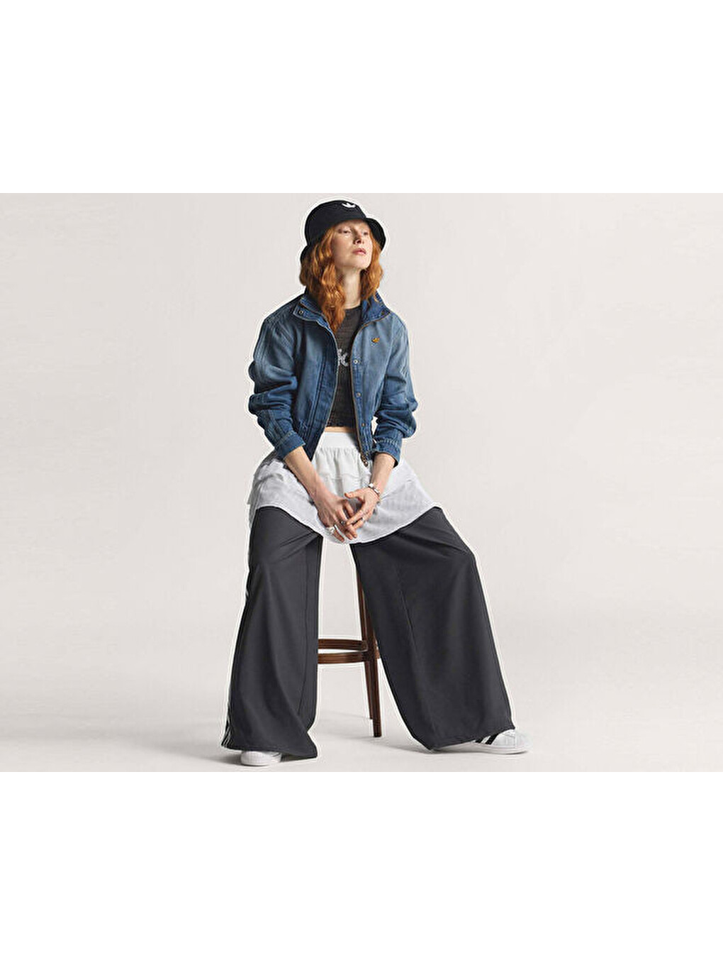 P Ess Denim Tt Kadın Günlük Ceket Ke1072 Mavi-6