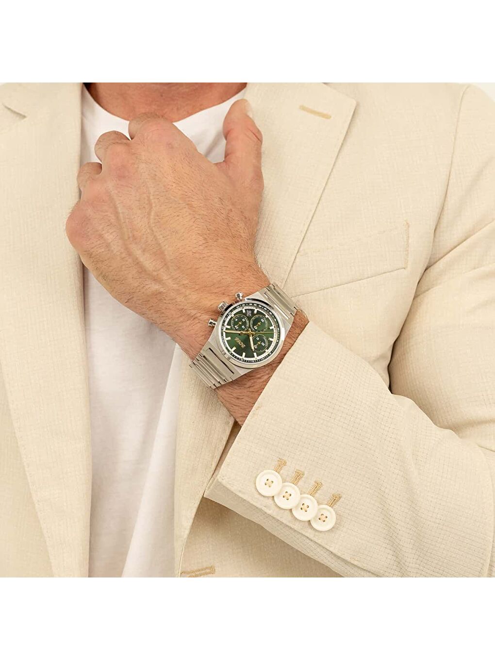 Gri HB1514220 Erkek Kol Saati-5