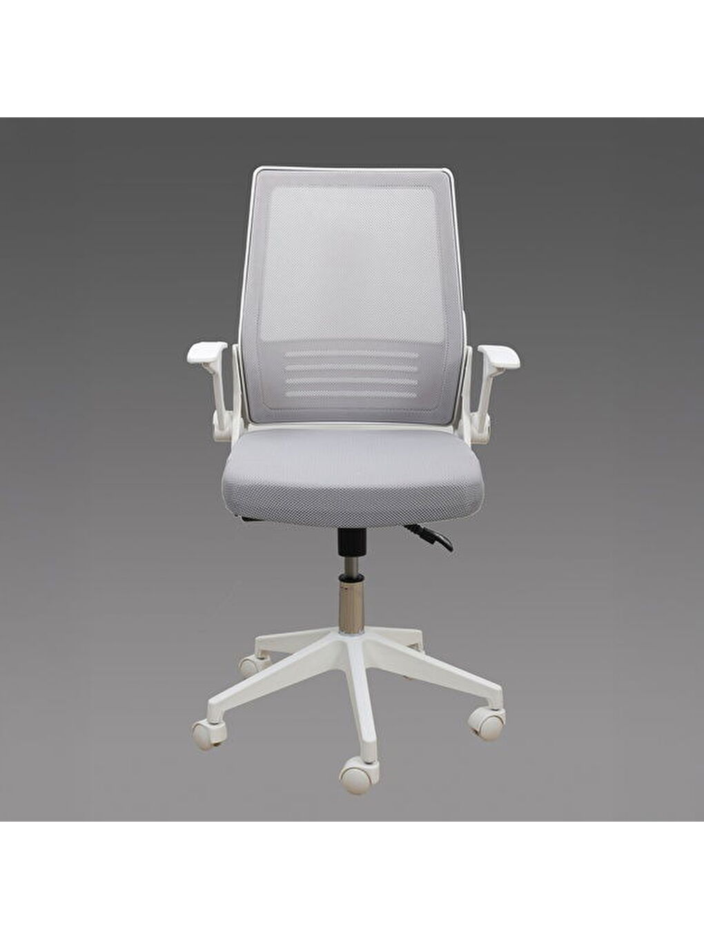 Konfor Çalışma Sandalyesi - Beyaz / Gri - 105x57x58,5 cm-1