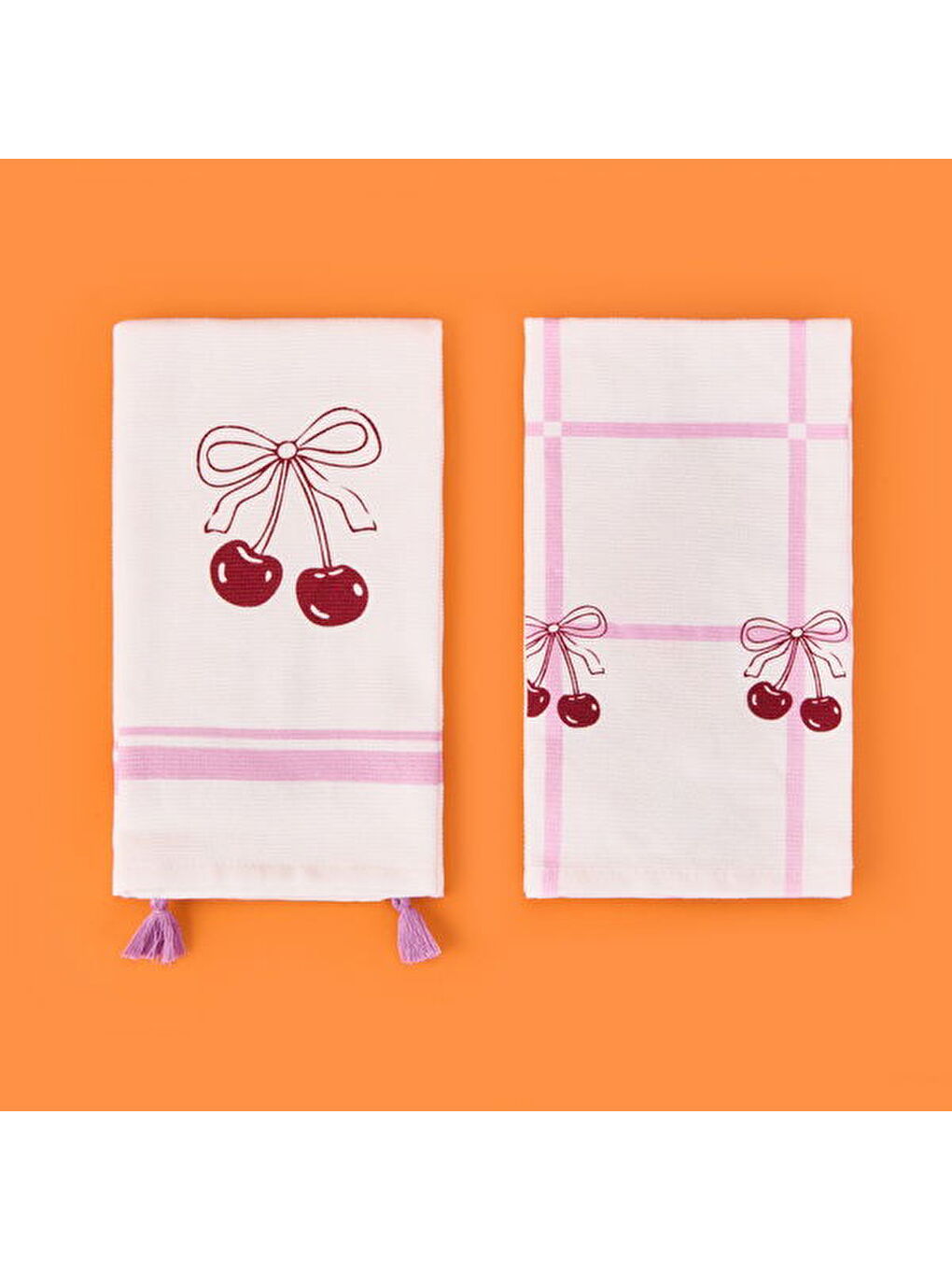 Soft Cherry 2'li Kurulama Bezi - Ekru - 40x50 cm-2