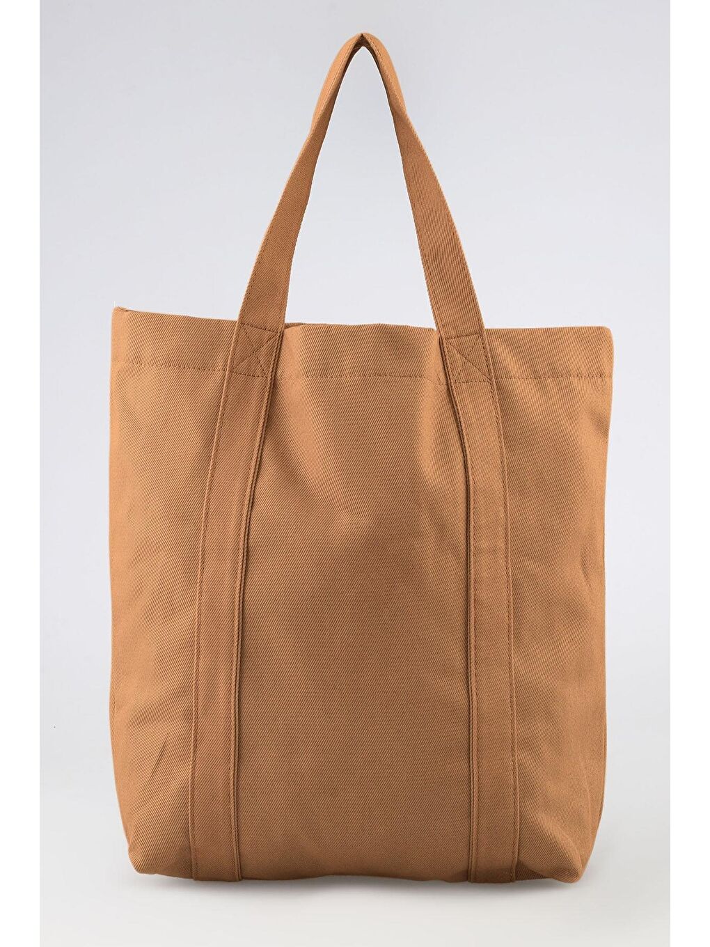 Bagg Kahverengi Kısa Sap Cepli Model Kiremit Çanta | 45cm Sap - 3