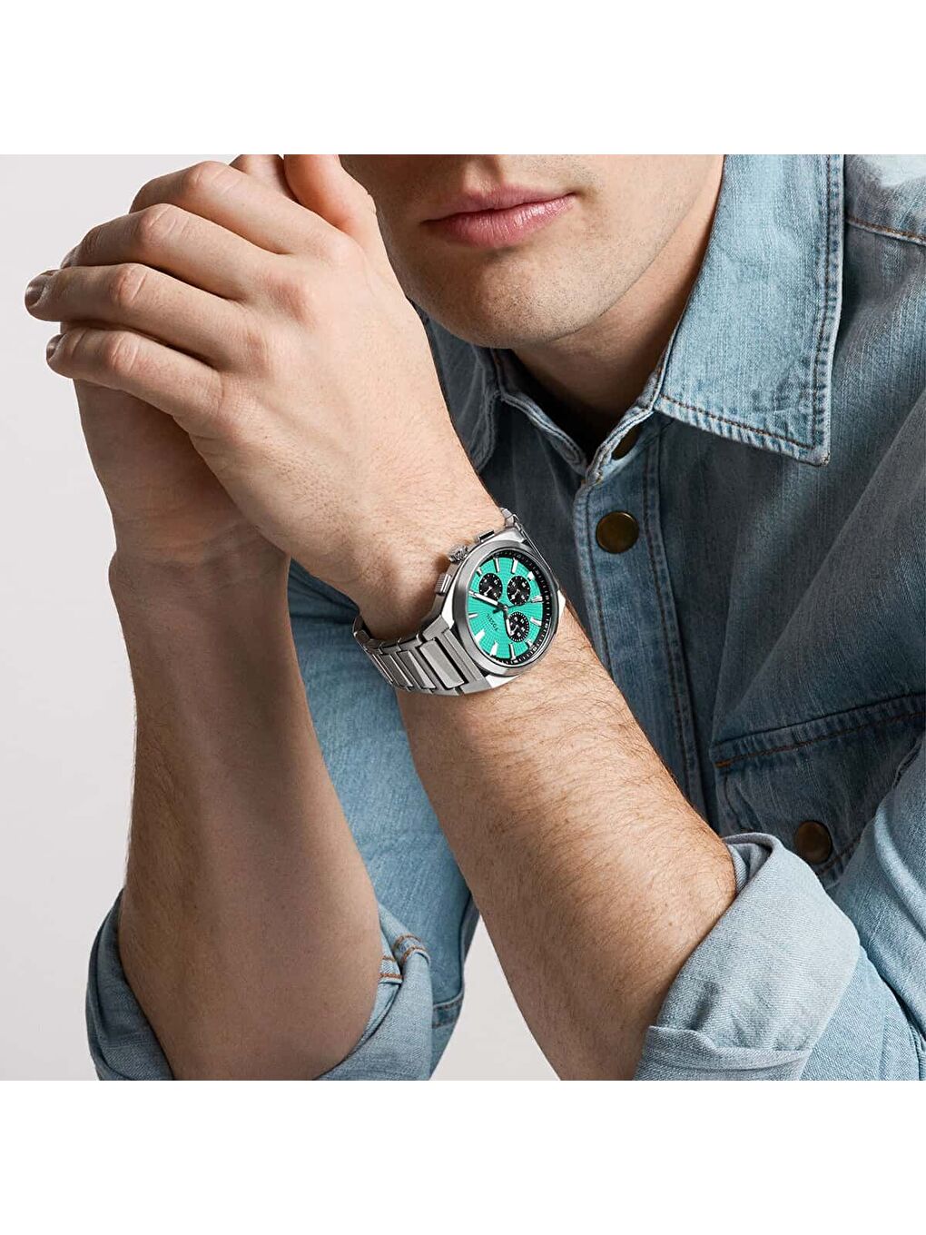 Gri FFS6117 Erkek Kol Saati-3