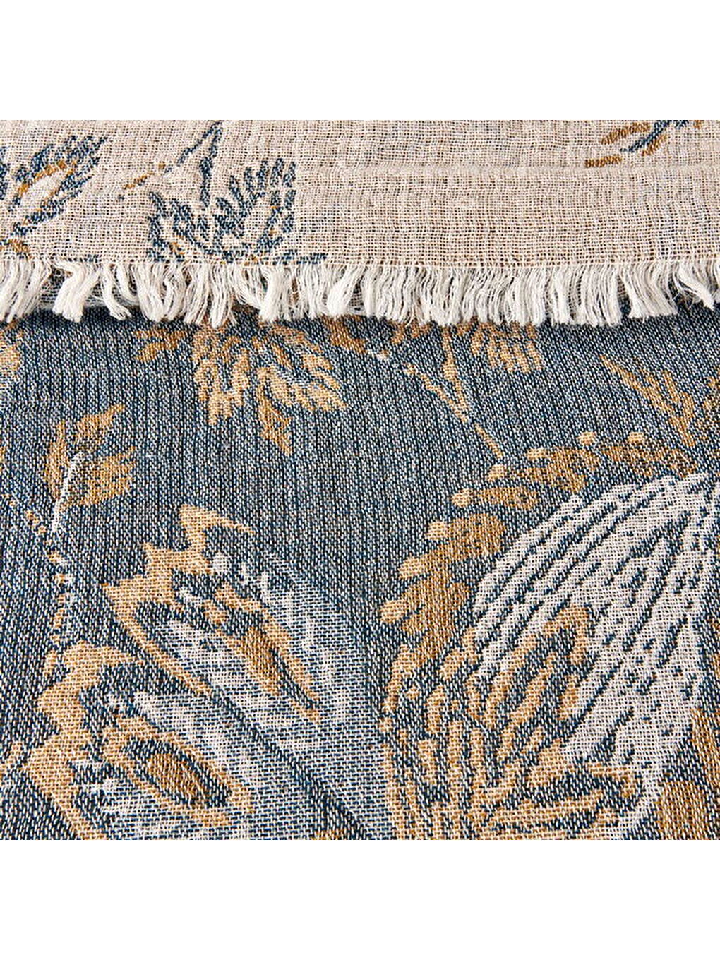 Soft Mavera Çift Kişilik Yatak Örtüsü - Mavi - 230x240 cm-1