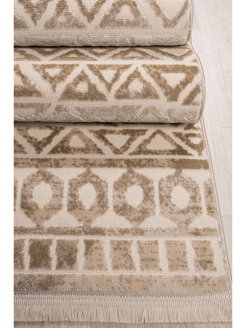 Notta 1118 Bej Modern Dokuma Halı-140x200-3