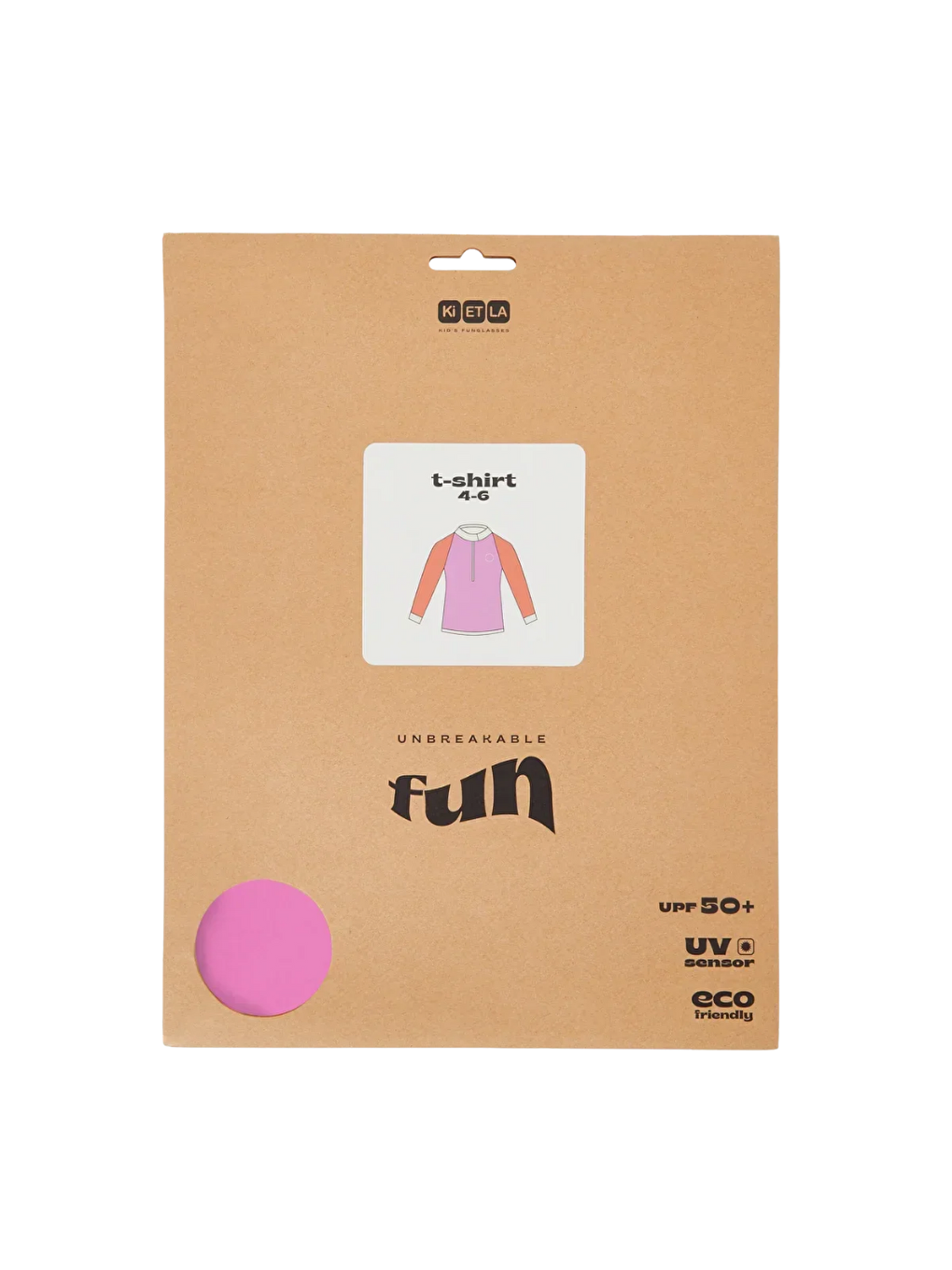 Pembe UV Korumalı Uzun Kollu Tişört Mayo Pink Red-4