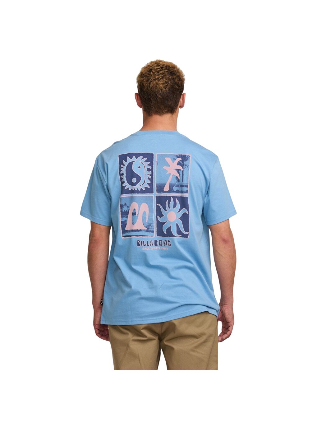 Twin Peaks Regular Ss Erkek Mavi Tişört-4