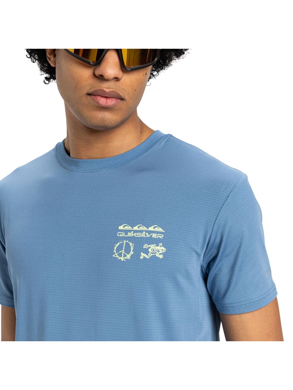 Lap Time Erkek Mavi Tişört-2