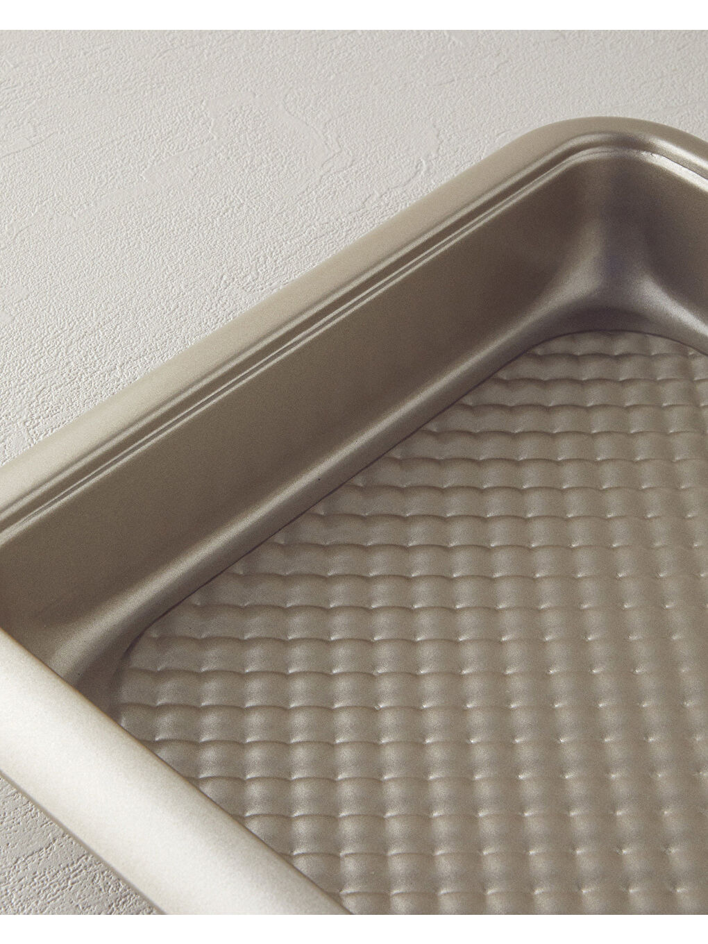 Kahverengi Patisserie Tray Karbon Çelik Kek Kalıbı 37x27 cm-2