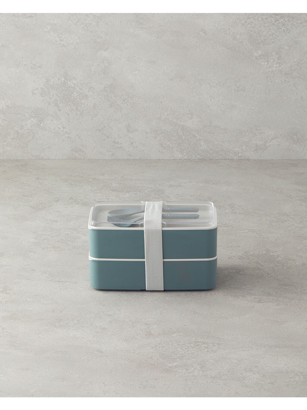 Mezaluna Plastik 2 Katlı Lunch Box 720 ml +720 ml Yeşil