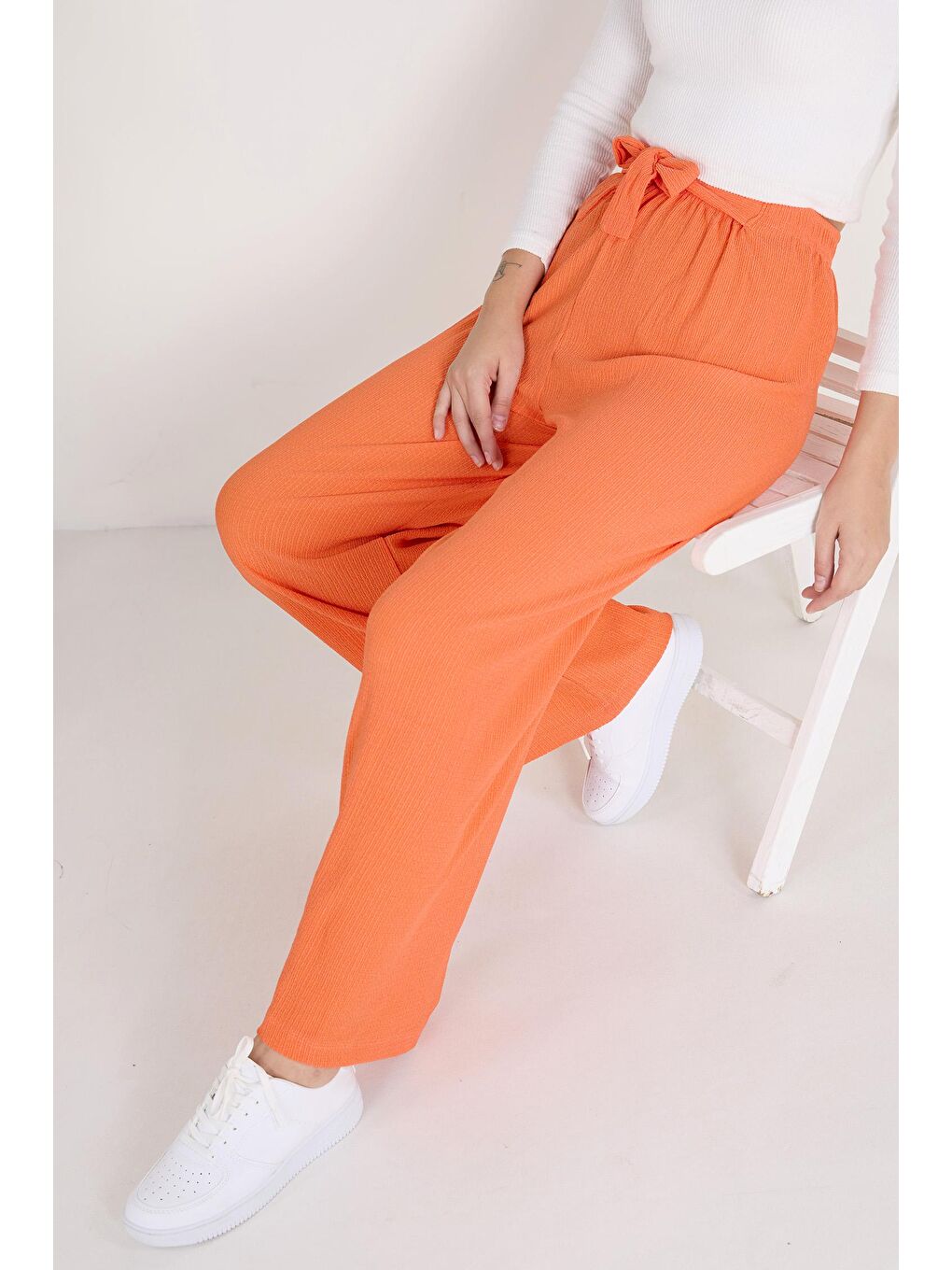 Orta Kadın Turuncu Pantolon - 23140-4