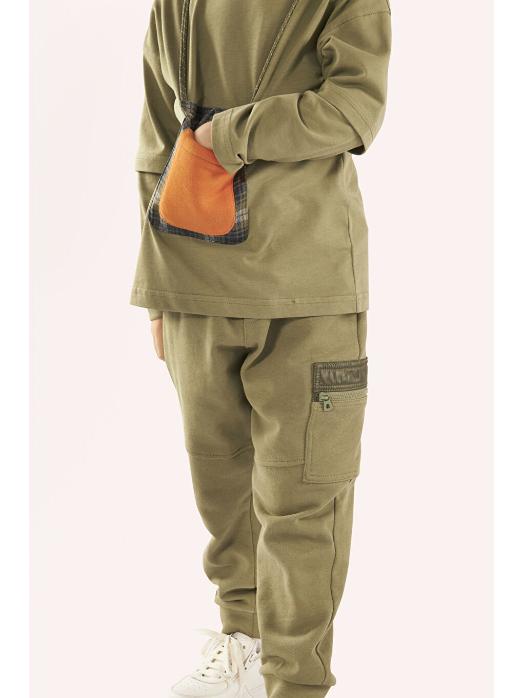 Haki Erkek Çocuk Eşofman Alt