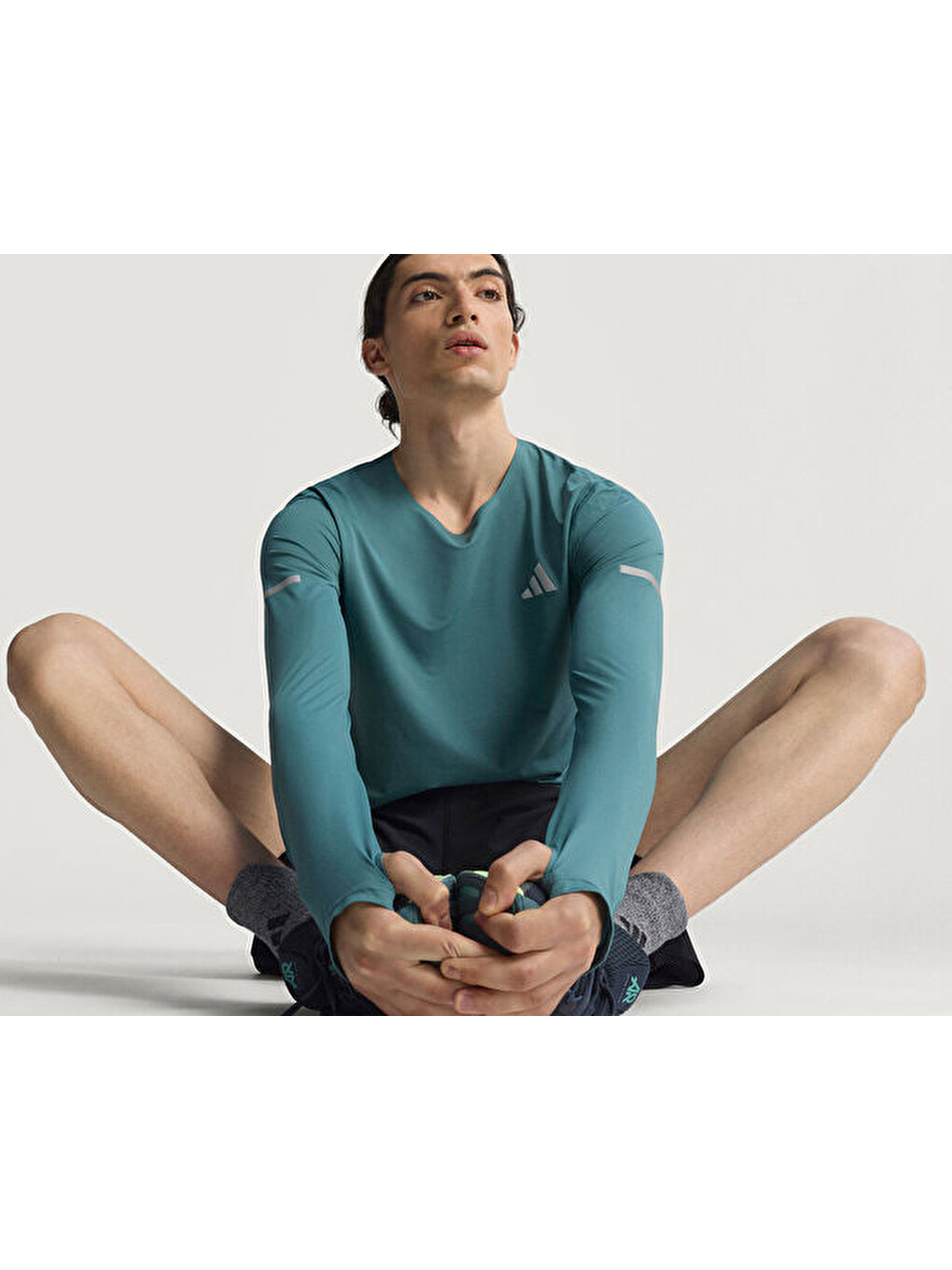 Adi365 Co Ls M Erkek Koşu Uzun Koşu Tişört Kb9917 Mavi-3
