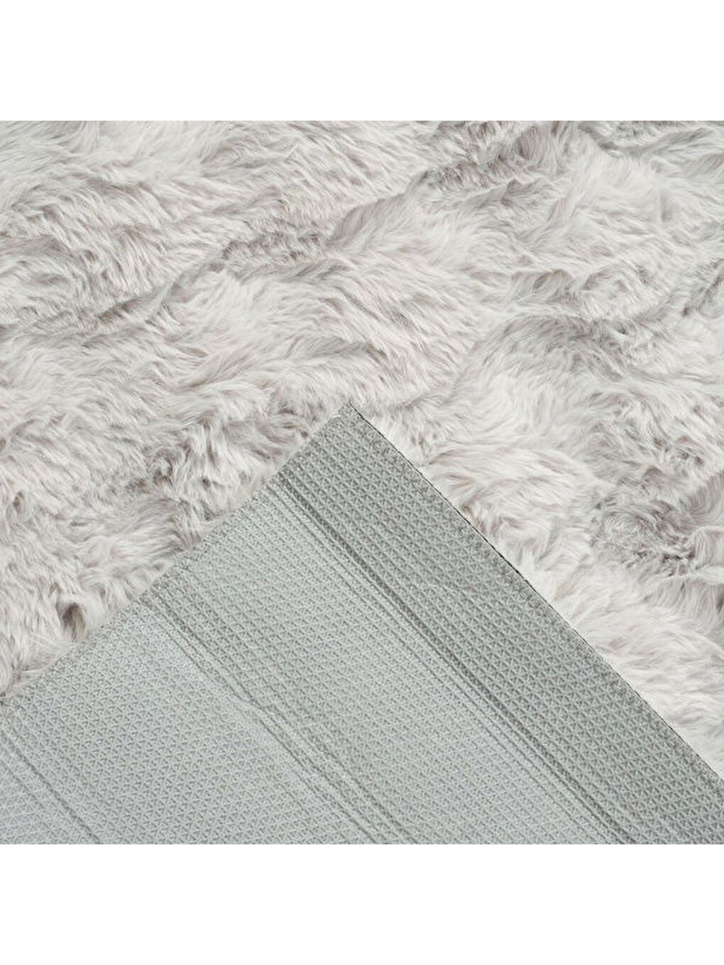 Soft Bubble Post Halı - Gri - 80x140 cm-3